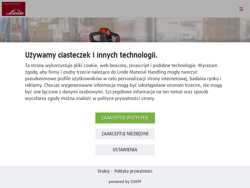 LINDE MATERIAL HANDLING POLSKA SPÓŁKA Z OGRANICZONĄ ODPOWIEDZIALNOŚCIĄ